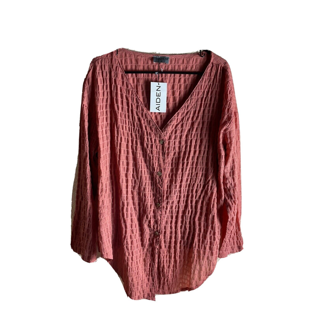 Women's Aiden Mauve Blouse Small S Rtl $ 145